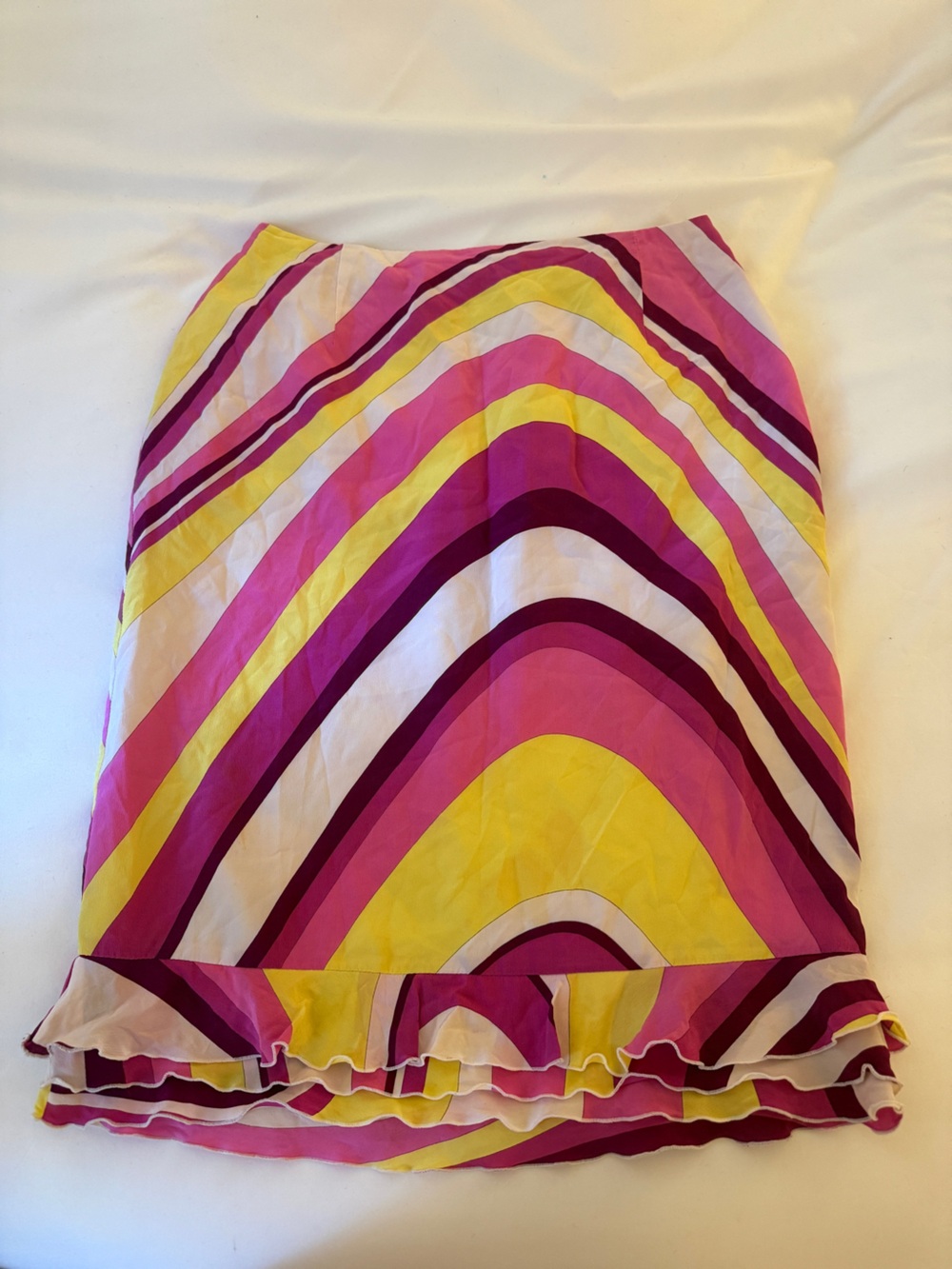 Vintage Escada | pucci inspired midi skirt